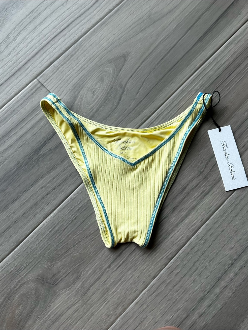 Frankie’s Bikinis Harper Ribbed Bikini Bottoms